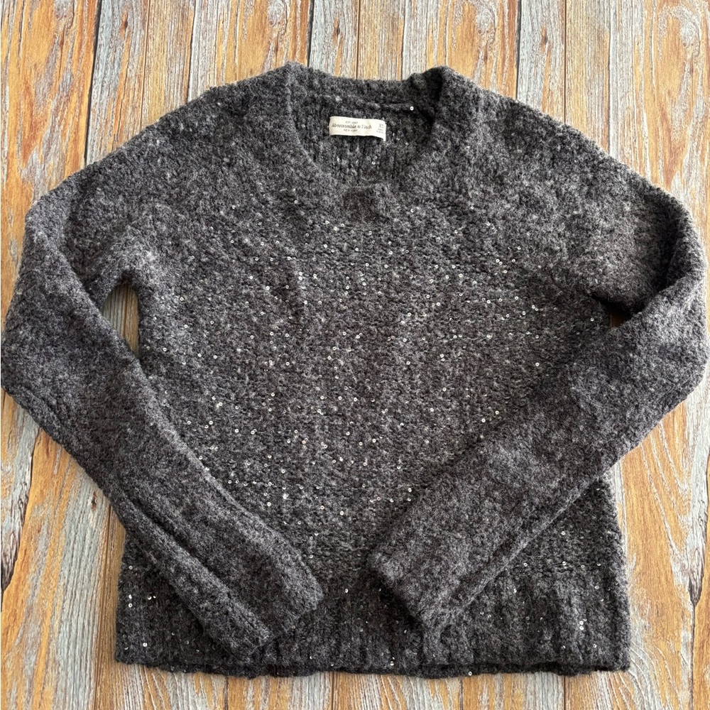 Abrecombie and Fitch New York Women’s Sparkle Sweater Size XS Grey